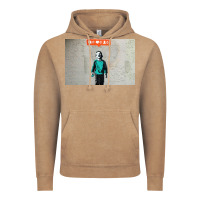 Vintage Coffee banksy nobody likes me boy Vintage Hoodie - linhVisuals