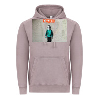 Vintage Zinc banksy nobody likes me boy Vintage Hoodie - linhVisuals
