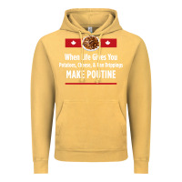 Vintage Mustard canada poutine quebec recipe french Vintage Hoodie - linhVisuals