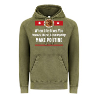Vintage Olive canada poutine quebec recipe french Vintage Hoodie - linhVisuals