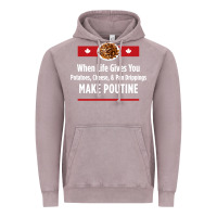 Vintage Zinc canada poutine quebec recipe french Vintage Hoodie - linhVisuals