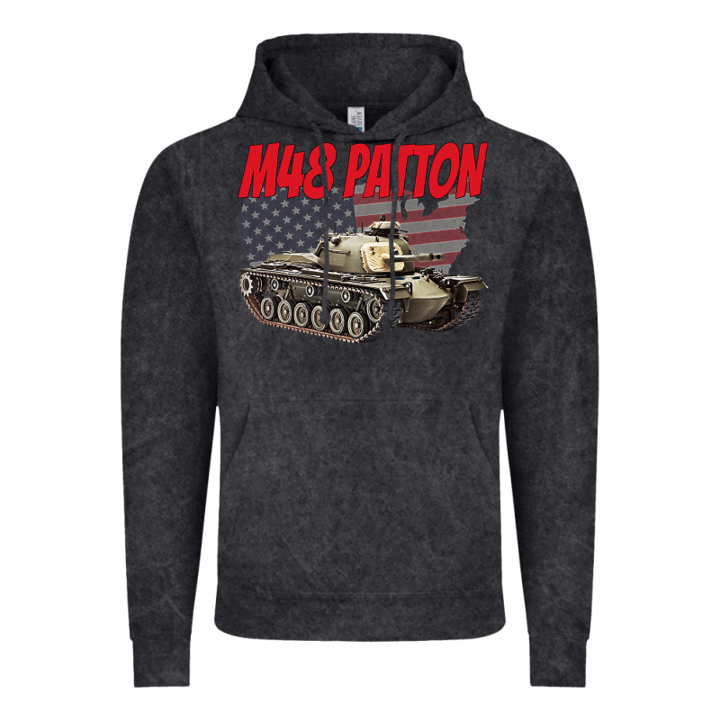 Cold War Battle Tank M48 Patton Gamer Vintage Hoodie by linhVisuals | Teevron