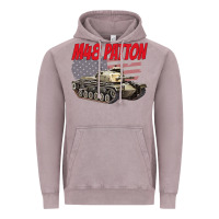 Vintage Zinc cold war battle tank m48 patton gamer Vintage Hoodie - linhVisuals