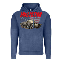 Vintage Denim cold war battle tank m48 patton gamer Vintage Hoodie - linhVisuals