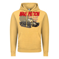 Vintage Mustard cold war battle tank m48 patton gamer Vintage Hoodie - linhVisuals
