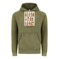 Vintage Olive hot sauce Vintage Hoodie - linhVisuals