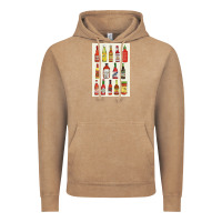 Vintage Coffee hot sauce Vintage Hoodie - linhVisuals