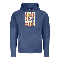 Vintage Denim hot sauce Vintage Hoodie - linhVisuals