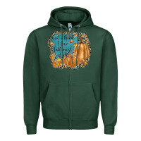 Sports Green but i think i love fall most of all Zipper Hoodie - JahusDesignShop