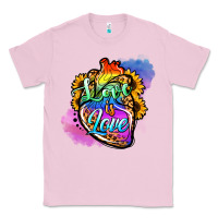 Bubblegum Pink love is love pride Classic Tee - Jasminsmagicworld