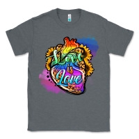 Charcoal Heather love is love pride Classic Tee - Jasminsmagicworld