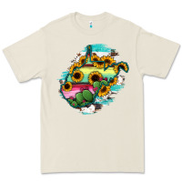 Bone west virginia map sunflower cactus serape Premium Tee - RanaPortraitStore