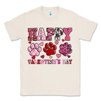 Natural happy valentine's day paws Classic Tee - OliviaCreatesArt