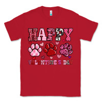 Red happy valentine's day paws Classic Tee - OliviaCreatesArt