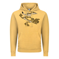 Vintage Mustard cayote Vintage Hoodie - linhVisuals