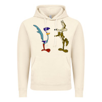 Vintage Artic coyote and the road runner Vintage Hoodie - linhVisuals
