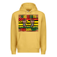 Antique Gold juneteenth freedom day tumbler Premium Hoodie - Artiststas