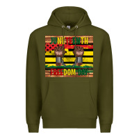 Army Green juneteenth freedom day tumbler Premium Hoodie - Artiststas