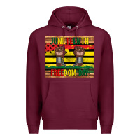 Burgundy juneteenth freedom day tumbler Premium Hoodie - Artiststas