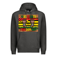 Charcoal Heather juneteenth freedom day tumbler Premium Hoodie - Artiststas