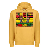 Mustard juneteenth freedom day tumbler Premium Hoodie - Artiststas