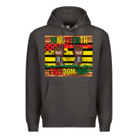 Smoke juneteenth freedom day tumbler Premium Hoodie - Artiststas