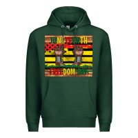 Sports Green juneteenth freedom day tumbler Premium Hoodie - Artiststas