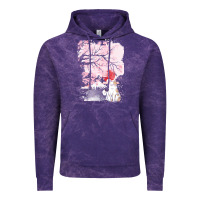 Cloud Purple japan t  shirt sakura cat t  shirt Vintage Hoodie - linhVisuals