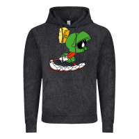 Vintage Black marvin the martian Vintage Hoodie - linhVisuals