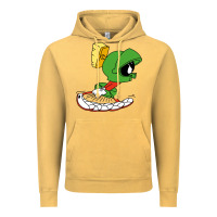 Vintage Mustard marvin the martian Vintage Hoodie - linhVisuals