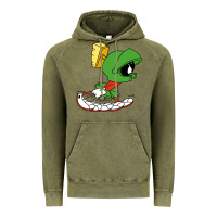 Vintage Olive marvin the martian Vintage Hoodie - linhVisuals