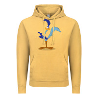 Vintage Mustard roadrunner Vintage Hoodie - linhVisuals