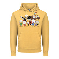 Vintage Mustard happy amazing ducktales Vintage Hoodie - linhVisuals