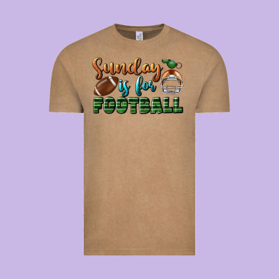 Sunday Is For Football Vintage Tee Designed By Bundleandbundleshop