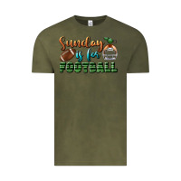 Vintage Olive sunday is for football Vintage Tee - BundleAndBundleShop