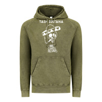 Vintage Olive tash sultana müsïc Vintage Hoodie - linhVisuals