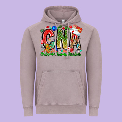 Christmas Cna Vintage Hoodie Designed By Cowhidedigitalart