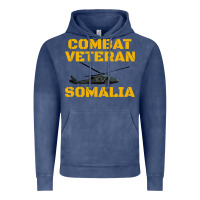 Vintage Denim combat veteran mogadishu somalia Vintage Hoodie - linhVisuals