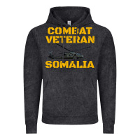 Vintage Black combat veteran mogadishu somalia Vintage Hoodie - linhVisuals