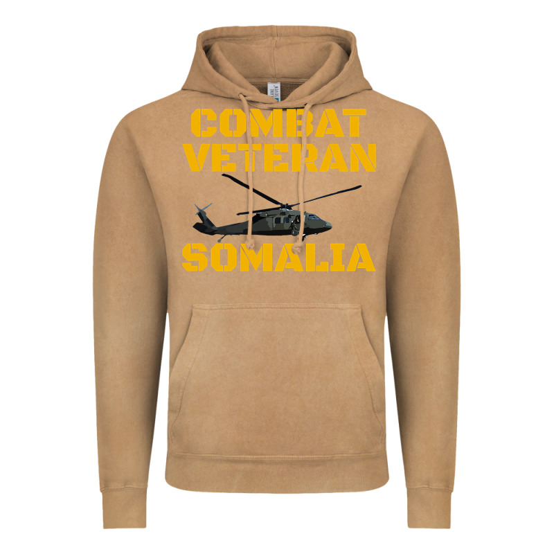 Combat Veteran Mogadishu Somalia Vintage Hoodie by linhVisuals | Teevron