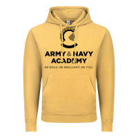 Vintage Mustard army and navy academy Vintage Hoodie - linhVisuals