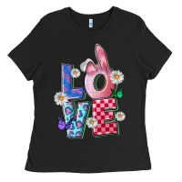 Black easter love Ladies Tee - FaDigitalArtStudio
