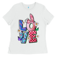 White easter love Ladies Tee - FaDigitalArtStudio