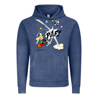 Vintage Denim asterix and obelix Vintage Hoodie - linhVisuals