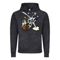Vintage Black asterix and obelix Vintage Hoodie - linhVisuals