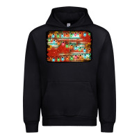 Black christmas serape sunflower background Urban Hoodie - Jasminsmagicworld