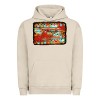 Pigment French Oak christmas serape sunflower background Urban Hoodie - Jasminsmagicworld