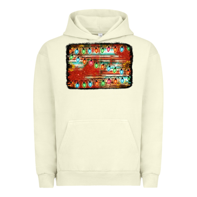 Christmas Serape Sunflower Background Urban Hoodie by Jasminsmagicworld | Teevron