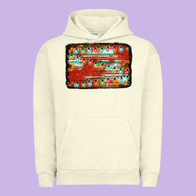 Christmas Serape Sunflower Background Urban Hoodie Designed By Jasminsmagicworld