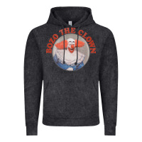 Vintage Black bozo the clown vintage style faded design ,  bozo Vintage Hoodie - linhVisuals